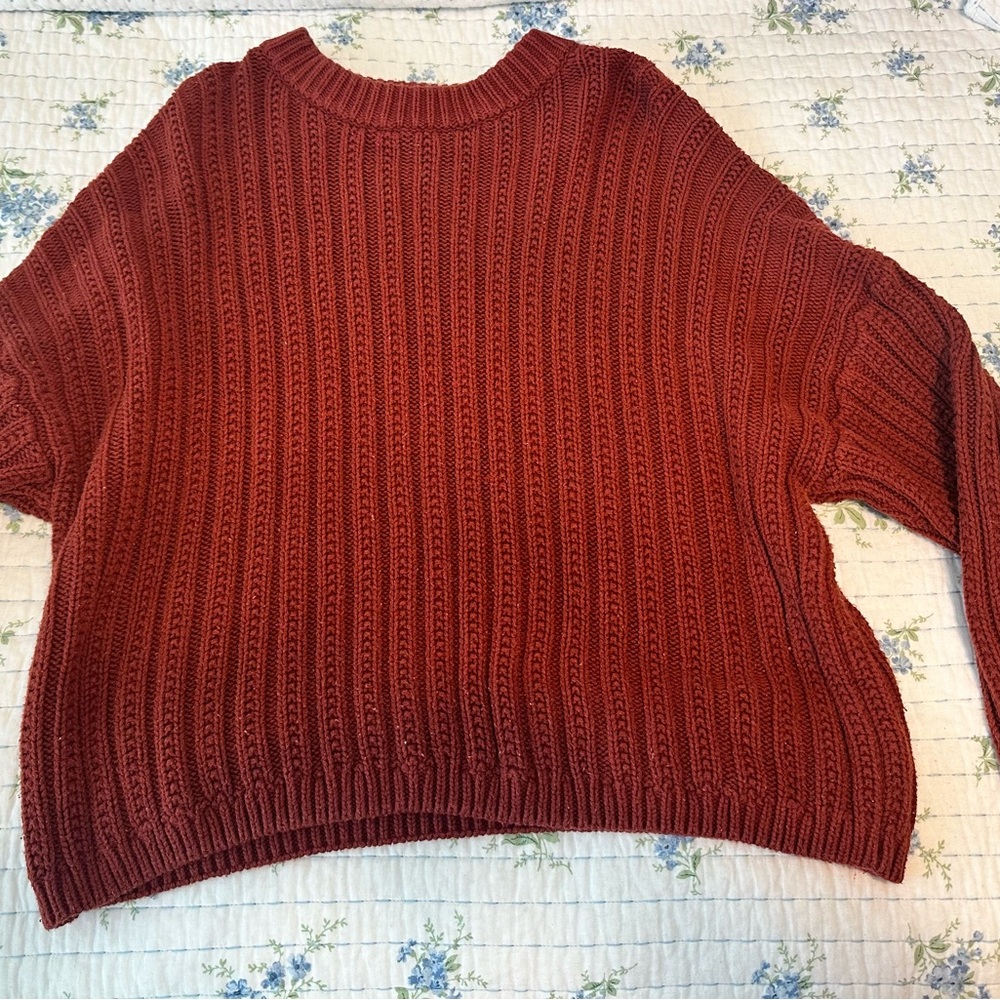 Cozy Rust Sweater